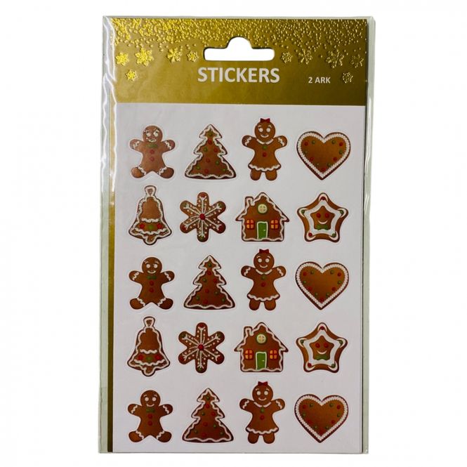 Hovedbilde Julestickers Pepperkaker