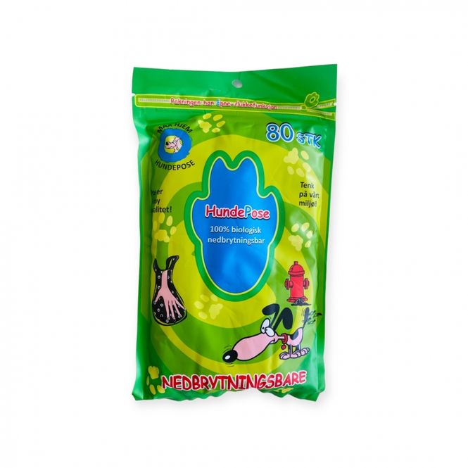 Hovedbilde Hundeposer med knyting 80 pk.