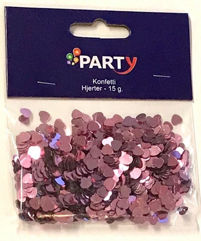Konfetti hjerter