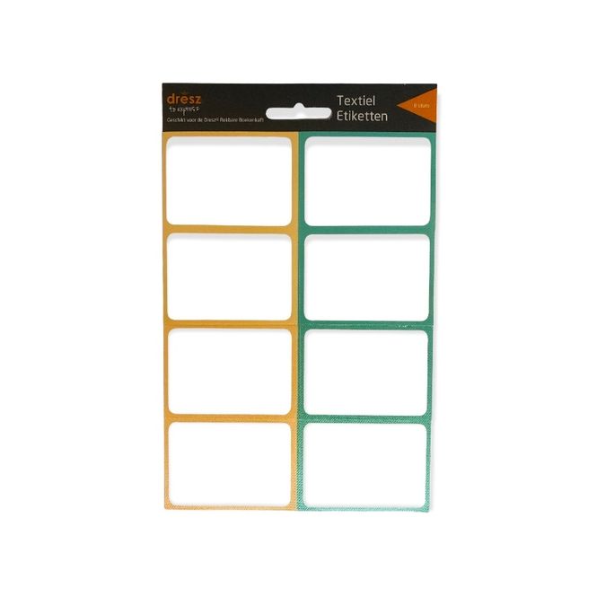 Hovedbilde Tekstiletiketter 8pk