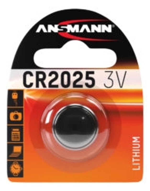Knappebatteri CR2025