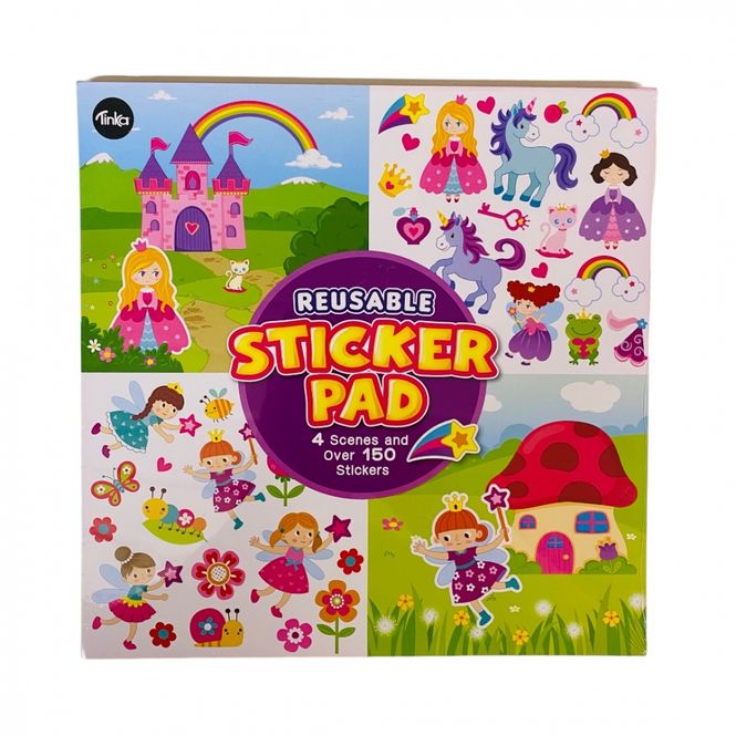 Hovedbilde Stickers 150 stk og 4 ark med motiv til å klistre ...