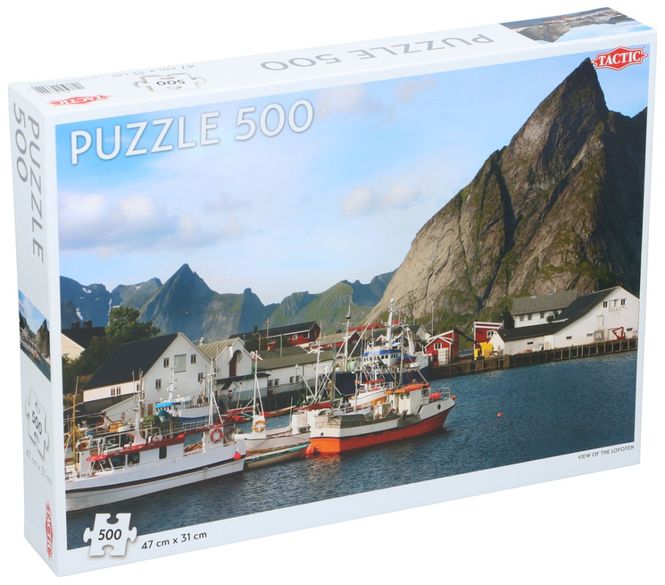 Hovedbilde Puslespill 500 brikker Lofoten 