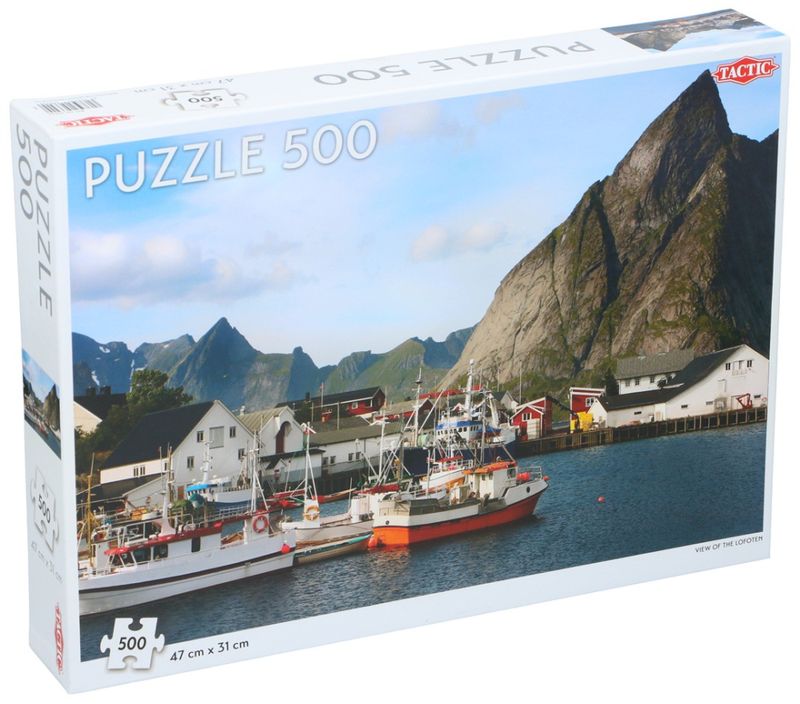 Puslespill 500 brikker Lofoten 