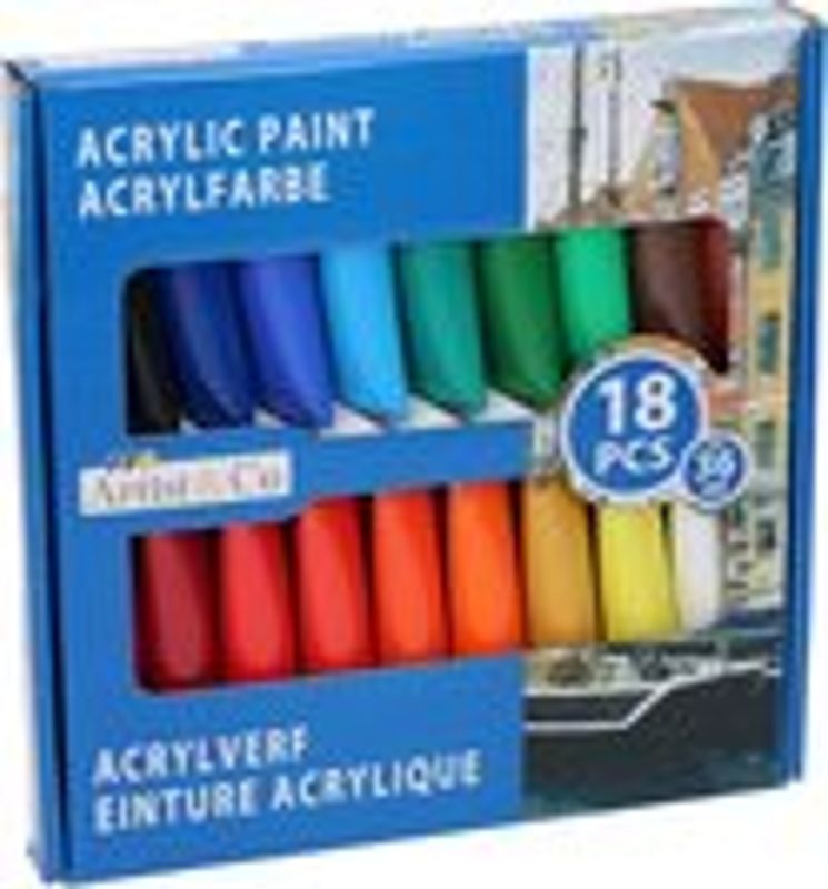 Acrylmaling 18 deler