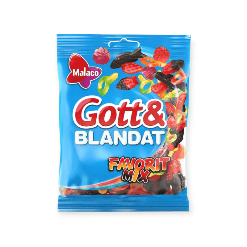 Malaco Godt og Blandet Favorittmix 190g
