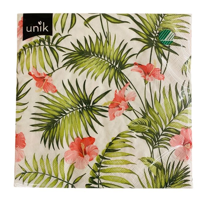Hovedbilde Servietter 20 pk. Blomster