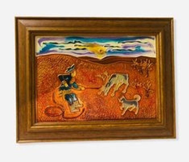 Hovedbilde Bilde i ekte kobberstikk 33x26 cm