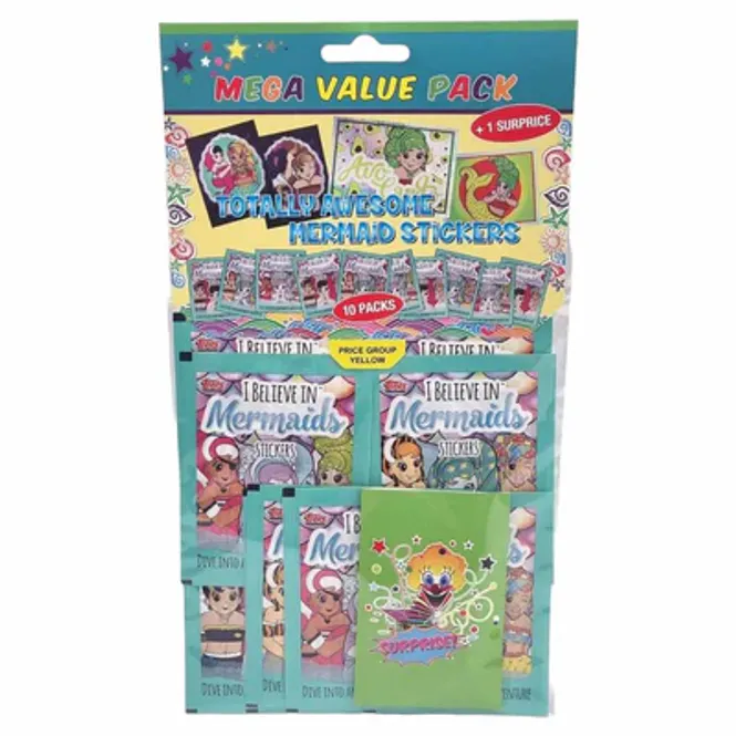 Hovedbilde 10pk I Belive In Mermaid Samleklistremerker 50 ...