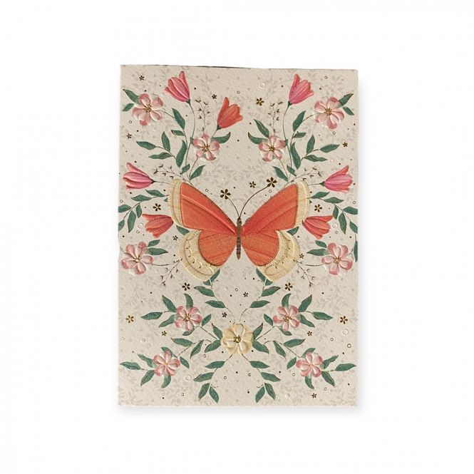 Hovedbilde Gratulasjonskort dobbelt med konvolutt Blomster ...
