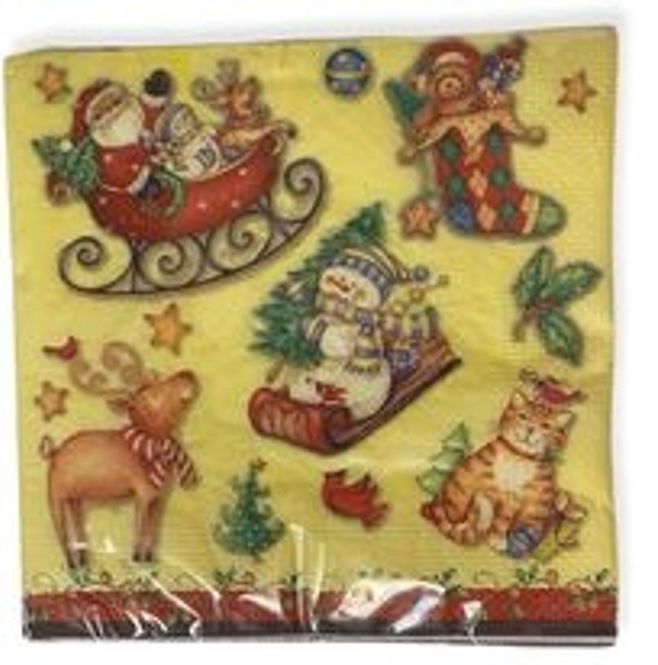 Hovedbilde Juleservietter 20 pk.