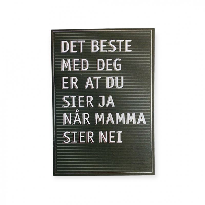 Farsdagskort dobbelt med konvolutt