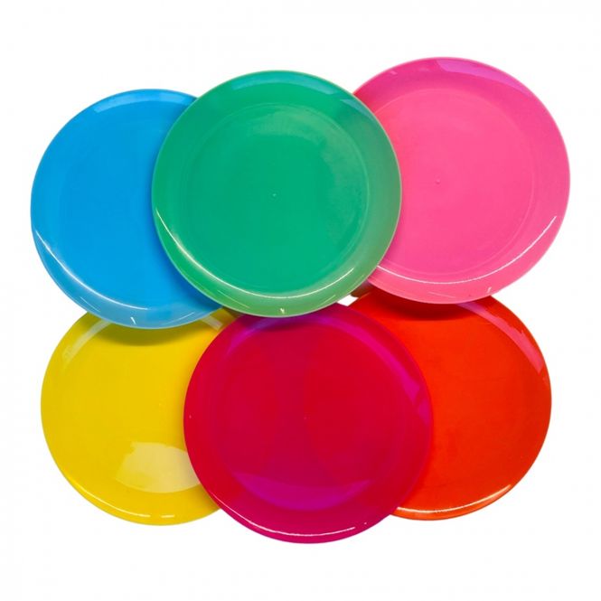Hovedbilde Plast-tallerkener 6 pk.