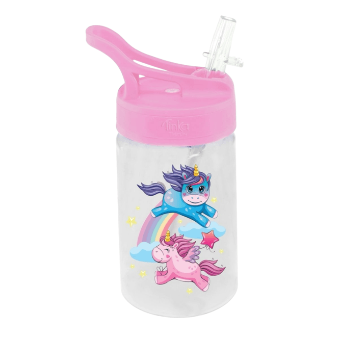 Hovedbilde Drikkeflaske 350ml Tinka enhjørning rosa