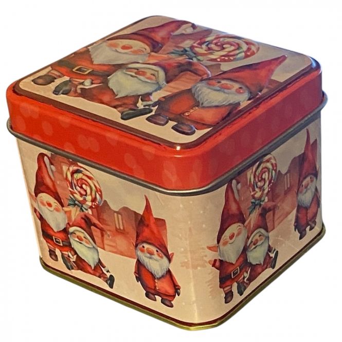 Hovedbilde Kake/gave-boks nisser 8x8x6,5 cm