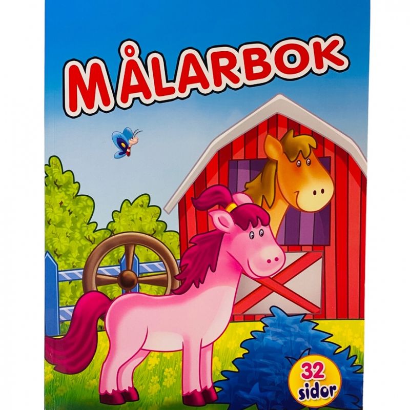 Malebok 32 sider