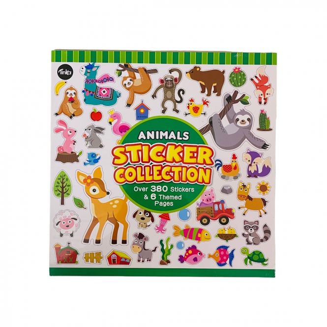 Hovedbilde Stickers 380 stk 6 store ark a 25x25 cm