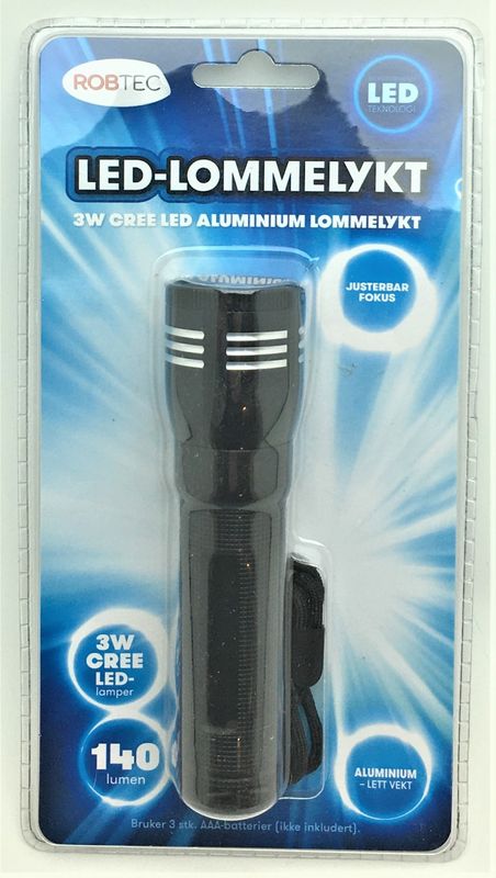 Lommelykt LED 140 Lumen