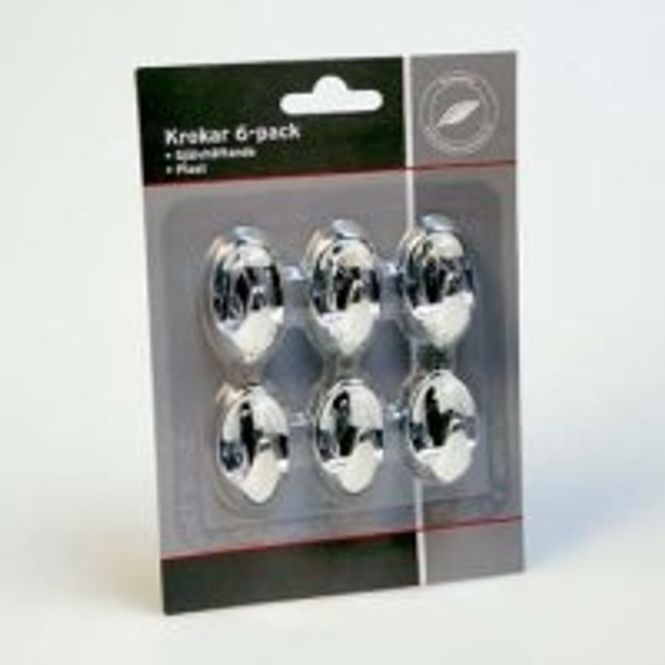 Hovedbilde Selvklebende kroker 6 pk.
