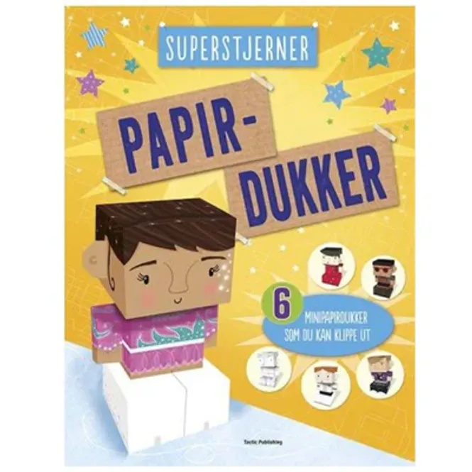 Hovedbilde Papirdukker Hobbyhefte Superstjerner