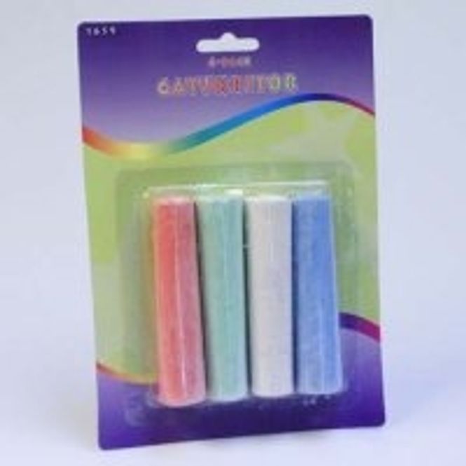 Hovedbilde Gatekritt 4 pk. store