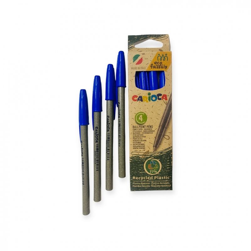 Kulepenner 4 pk. Carioca