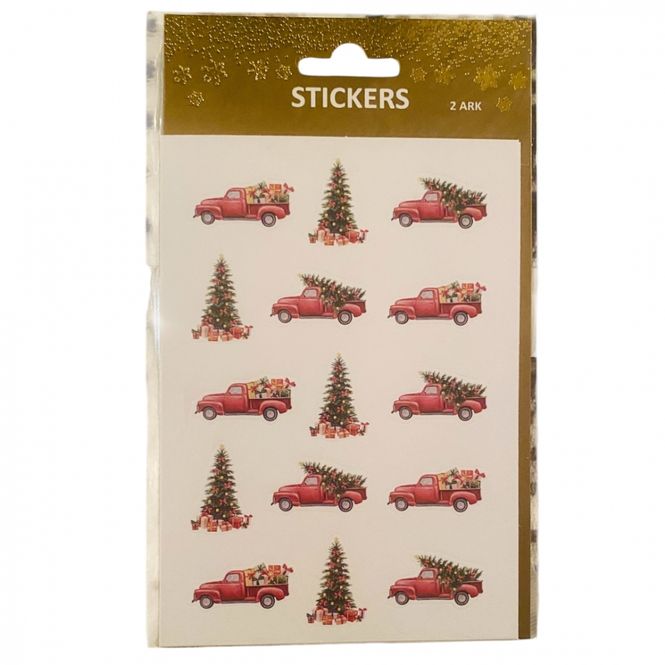 Hovedbilde Julestickers Bil/Juletre