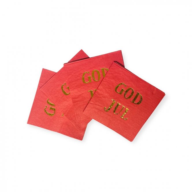 Hovedbilde Juleservietter 240 pk. God jul  Trend Design ...