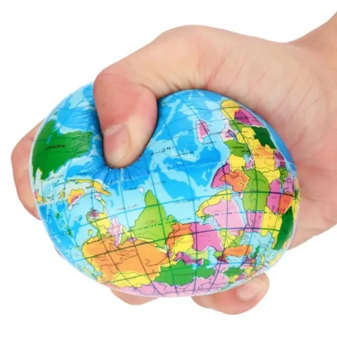 Hovedbilde Stressball Globus 7.5cm