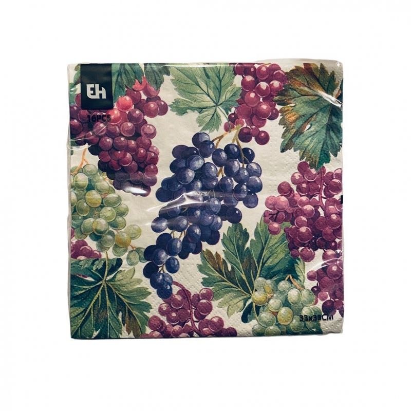 Servietter 16 pk. Druer