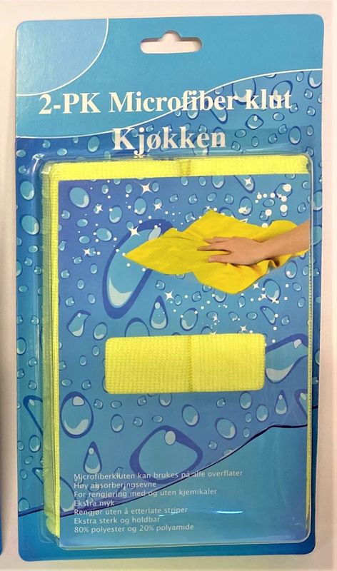 Mikrofiberklut 2 pk. Kjøkken