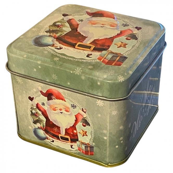 Hovedbilde kake/gave-boks nisse 8x8x6,5 cm