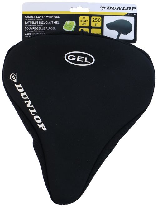 Hovedbilde Sykkelsete overtrekk m/Gel Dunlop