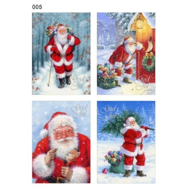 Hovedbilde Julekort enkle 16 pk.