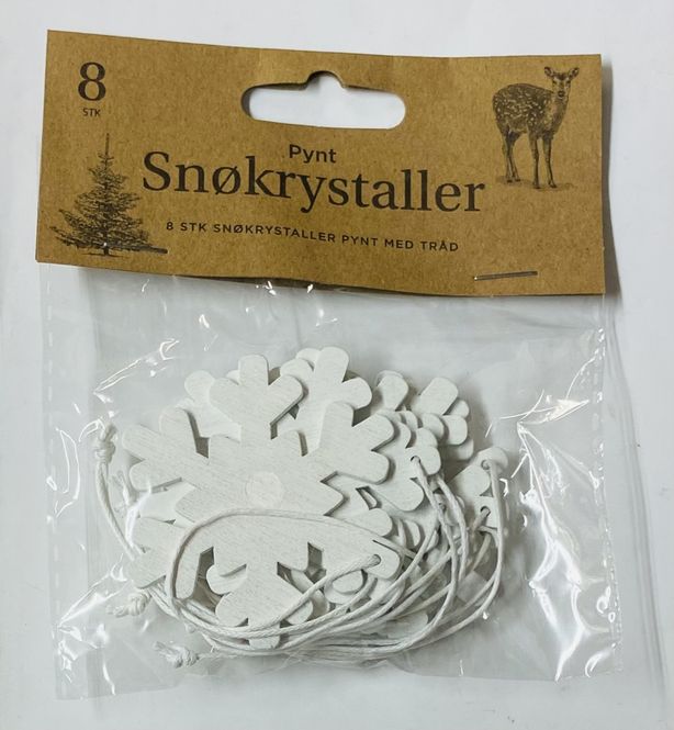 Hovedbilde Snøkrystaller 8 pk.