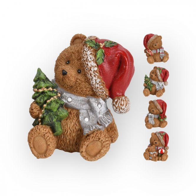 Hovedbilde Bamse med nisselue 7,5 cm