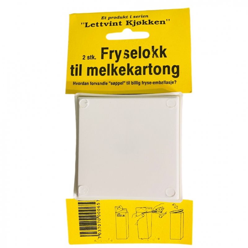 Fryselokk til melkekartong 2 pk.