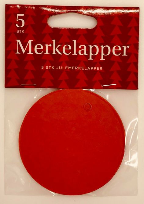 Hovedbilde Julemerkelapper 5 pk